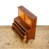 M-5809 Antique Walnut and Satinwood Writing Cabinet Penderyn ANtiques (4)