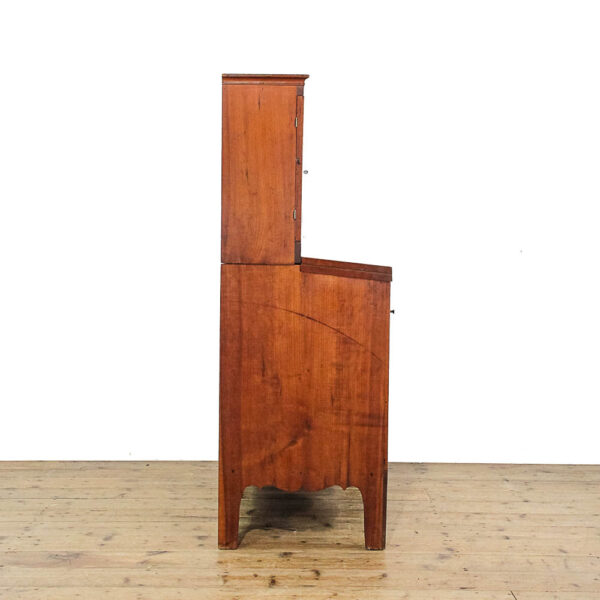 M-5809 Antique Walnut and Satinwood Writing Cabinet Penderyn ANtiques (6)