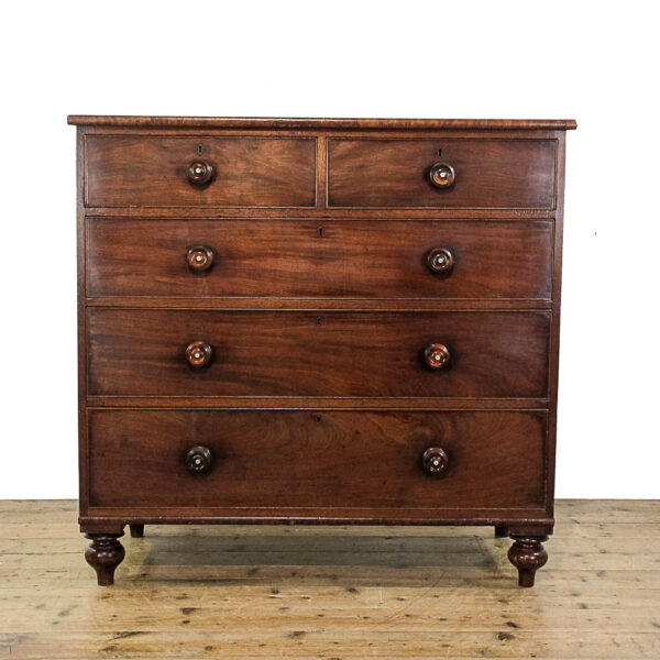 M-5820 Antique Mahogany Chest of Drawers Penderyn Antiques (2)