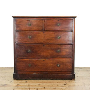M-5825 Large Antique Mahogany Chest of Drawers Penderyn Antiques (2)