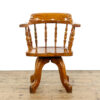 M-5834 Antique Early 20th Century Captain's Chair Penderyn Antiques (2)