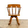 M-5834 Antique Early 20th Century Captain's Chair Penderyn Antiques (4)
