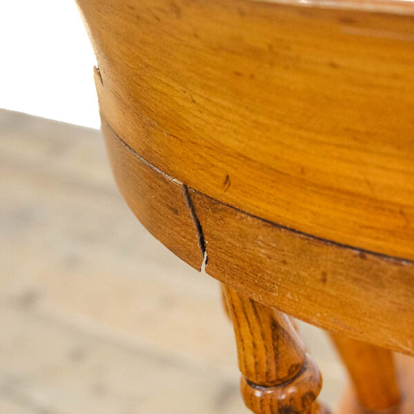 M-5834 Antique Early 20th Century Captain's Chair Penderyn Antiques (9)