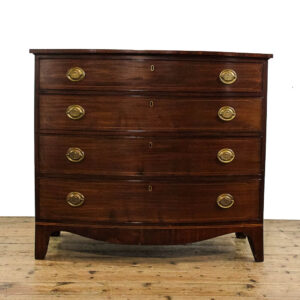 M-5845 Georgian Style Bow front Chest of Drawers Penderyn Antiques (2)