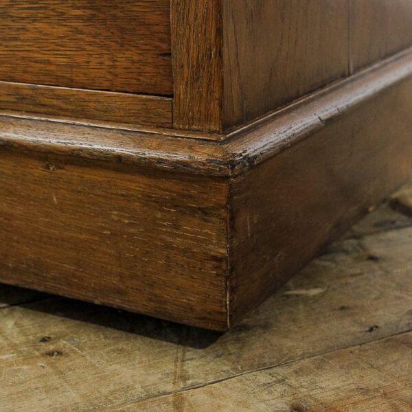 M-5849 Antique Victorian Oak Pedestal Desk Penderyn Antiques (11)
