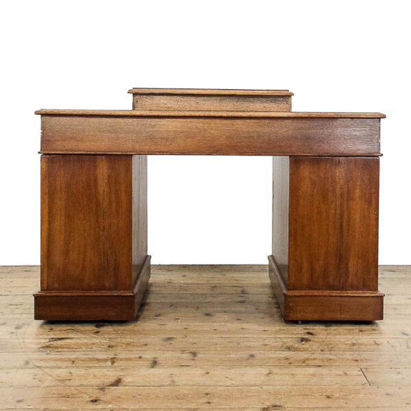 M-5849 Antique Victorian Oak Pedestal Desk Penderyn Antiques (3)