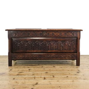 M-5853 Antique Oak Coffer Penderyn Antiques (2)