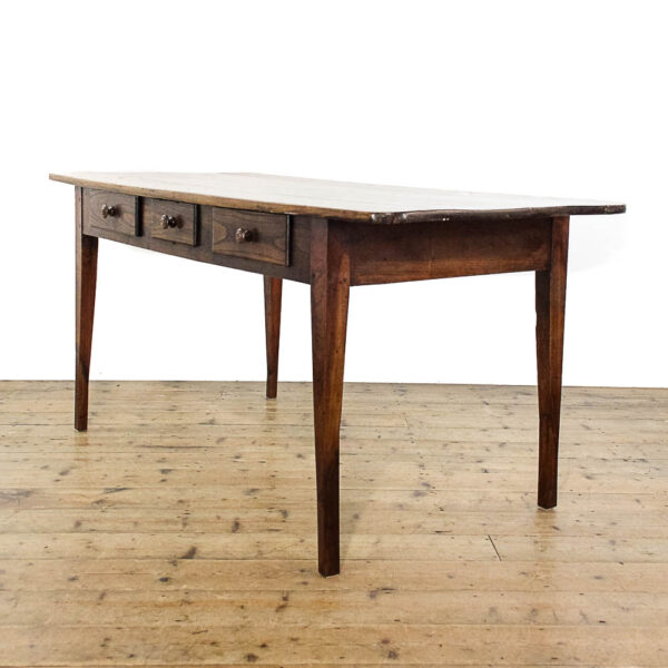 M-5869 Antique 19th Century Elm Farmhouse Table Penderyn Antiques (1)