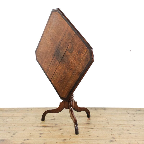 M-5870 Antique Late Georgian Oak Tilt Top Table Penderyn Antiques (1)