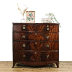 Antique Bow Front Chest of Drawers