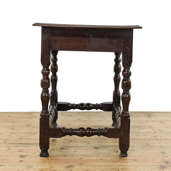 M-5878 Antique 18th Century Oak Lowboy Side Table Penderyn Antiques (5)