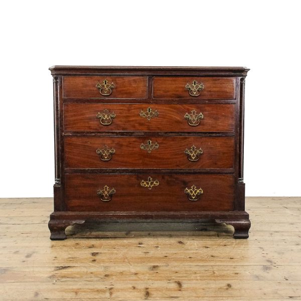 M-5933 Antique 19th Century Mahogany Chest of Drawers Penderyn Antiques 1