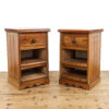 M-5864 Pair of Rustic Bedside Cabinets Penderyn Antiques (2)