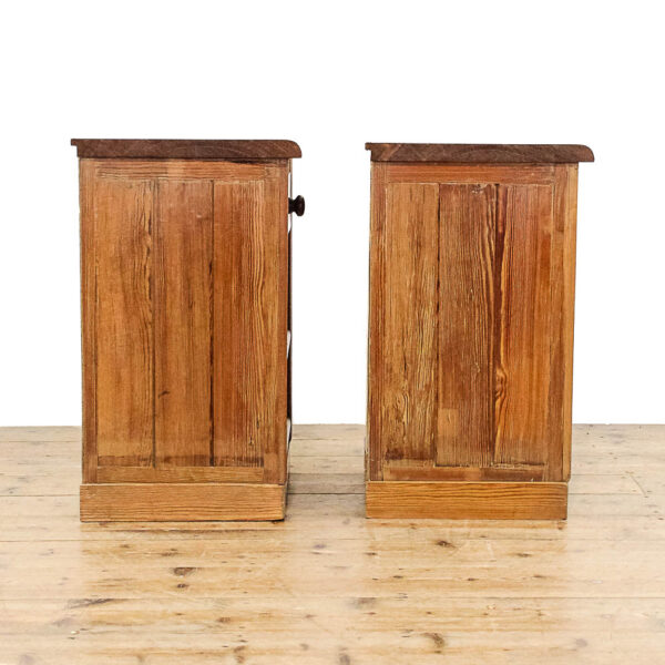 M-5864 Pair of Rustic Bedside Cabinets Penderyn Antiques (4)