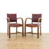 M-5894 Two Vintage Art Deco Armchairs Penderyn Antiques (1)