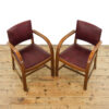 M-5894 Two Vintage Art Deco Armchairs Penderyn Antiques (6)