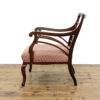 M-5907 Antique Edwardian Mahogany Upholstered Armchair Penderyn Antiques (5)
