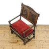 M-5911 Antique 18th Century Bobbin Oak Armchair Penderyn Antiques (5)