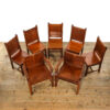 M-5915 Set of Seven Antique Church Chairs Penderyn Antiques (1)