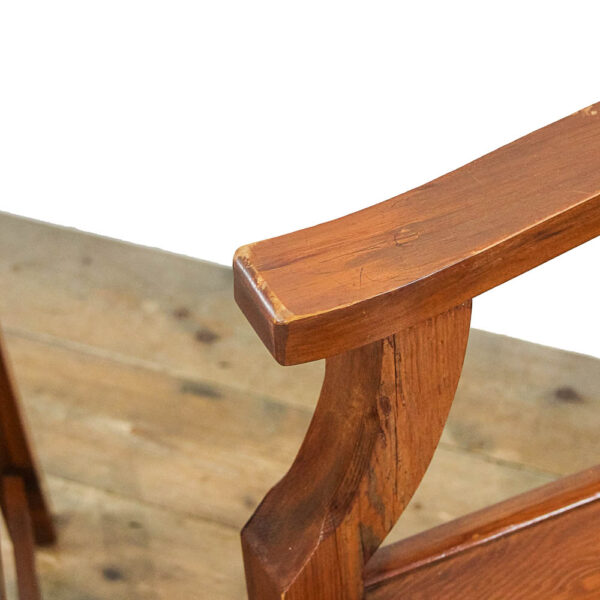M-5915 Set of Seven Antique Church Chairs Penderyn Antiques (10)