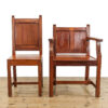 M-5915 Set of Seven Antique Church Chairs Penderyn Antiques (3)