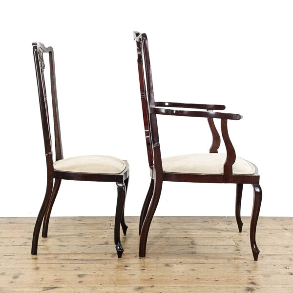 M-5924 Six Antique Mahogany Dining Chairs Penderyn Antiques (4)