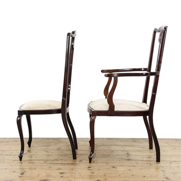 M-5924 Six Antique Mahogany Dining Chairs Penderyn Antiques (5)
