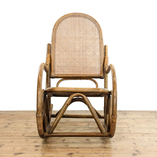 M-5927 Vintage Bamboo and Cane Rocking Chair Penderyn Antiques (2)