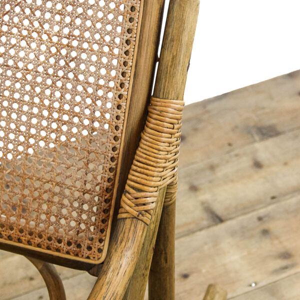 M-5927 Vintage Bamboo and Cane Rocking Chair Penderyn Antiques (8)