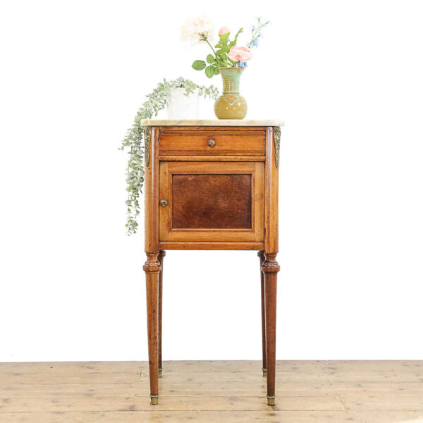 M-5935 Antique French Marble Top Cupboard Penderyn Antiques (1)