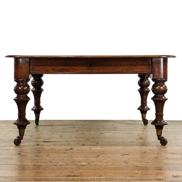 M-5945 Antique Victorian Oak Dining Table Penderyn Antiques (4)