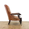 M-5948 Antique 19th Century Irish Leather Armchair Penderyn Antiques (3)