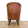M-5948 Antique 19th Century Irish Leather Armchair Penderyn Antiques (4)
