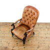 M-5948 Antique 19th Century Irish Leather Armchair Penderyn Antiques (6)