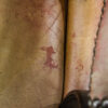 M-5948 Antique 19th Century Irish Leather Armchair Penderyn Antiques (7)