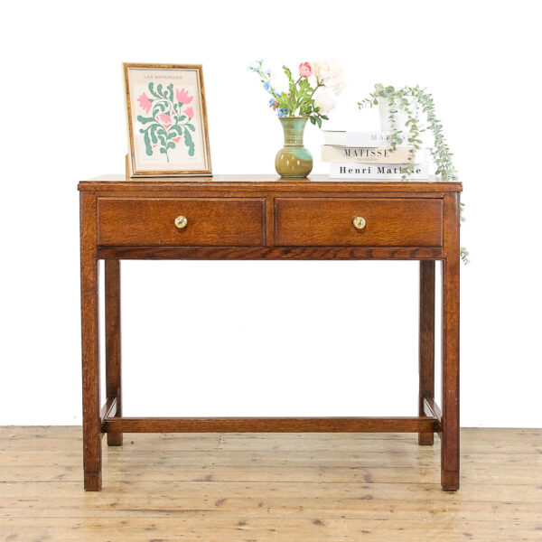 M-6005 Vintage 20th Century Oak Table penderyn antiquyes (1)
