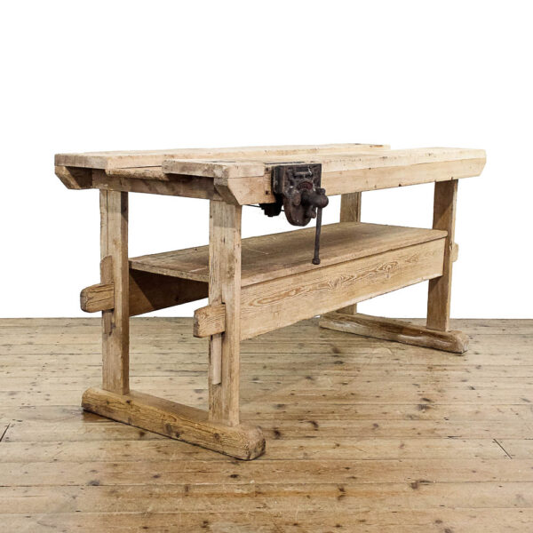 M-6024 Antique Carpenters Workbench Penderyn Antiques (1)