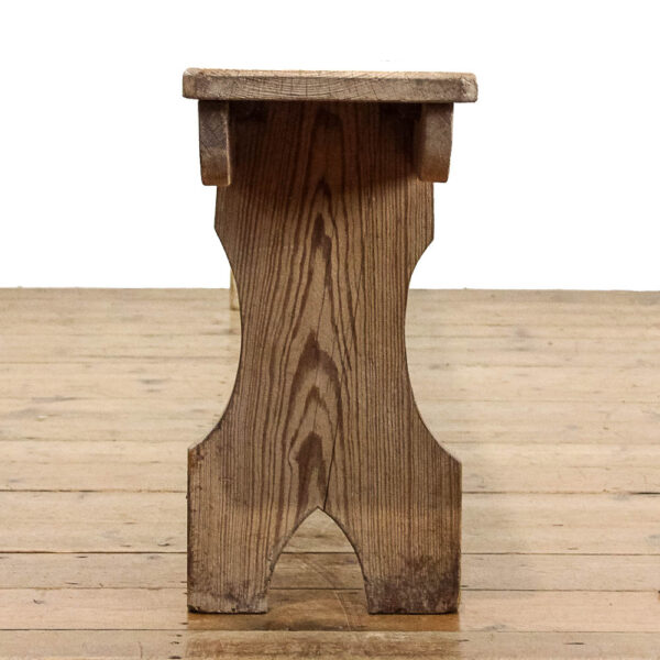 M-6042 Pair of Long Pine School Benches penderyn antiques (4)