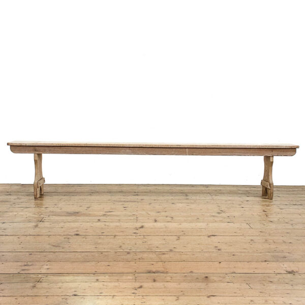 M-6042 Pair of Long Pine School Benches penderyn antiques (8)