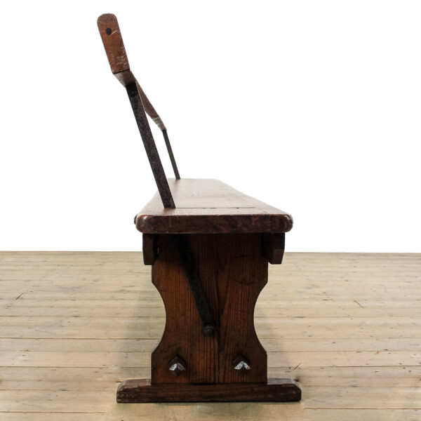 M-5890 Antique Pine Flip Over Railway Bench penderyn antiques (2)