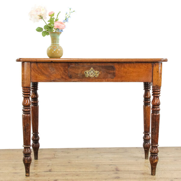 M-5958 Antique 19th Century Mahogany Side Table penderyn antiques (1)