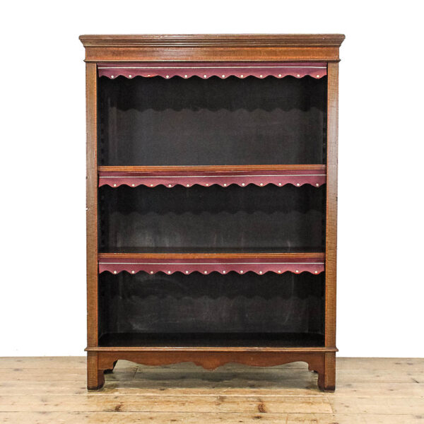 M-6075 Antique Edwardian Mahogany Bookcase penderyn antiques (1)