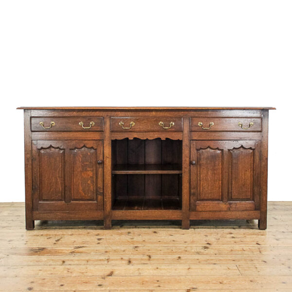 M-6080B Antique 19th Century Welsh Oak Dresser Base penderyn antiques (3)