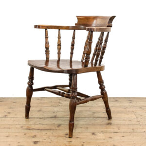 M-6100 Antique Elm and Ash Captain's Armchair penderyn antiques (1)