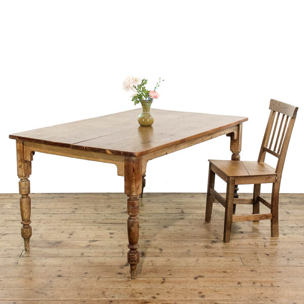 M-6103 Rustic Pine Kitchen Table penderyn antiques (15)