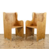 M-6106 Pair of Vintage Style Pews penderyn antiques (1)