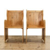 M-6106 Pair of Vintage Style Pews penderyn antiques (2)