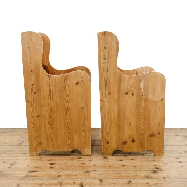 M-6106 Pair of Vintage Style Pews penderyn antiques (3)