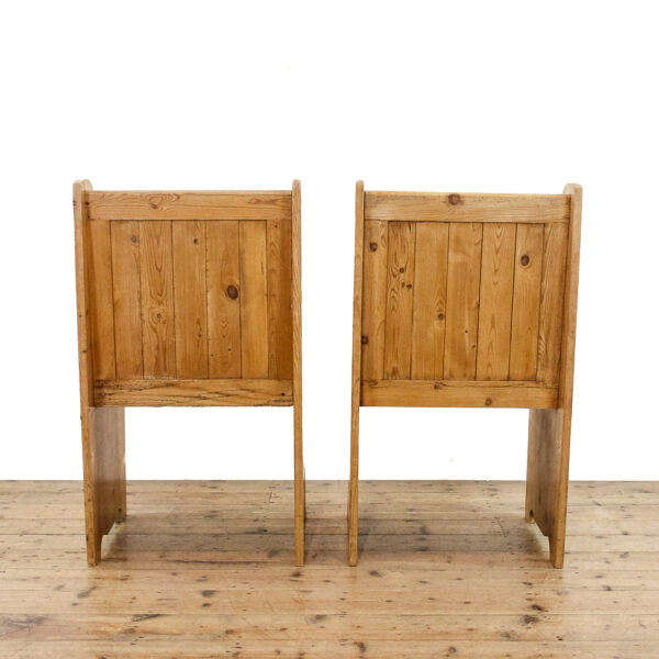 M-6106 Pair of Vintage Style Pews penderyn antiques (4)