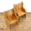 M-6106 Pair of Vintage Style Pews penderyn antiques (6)